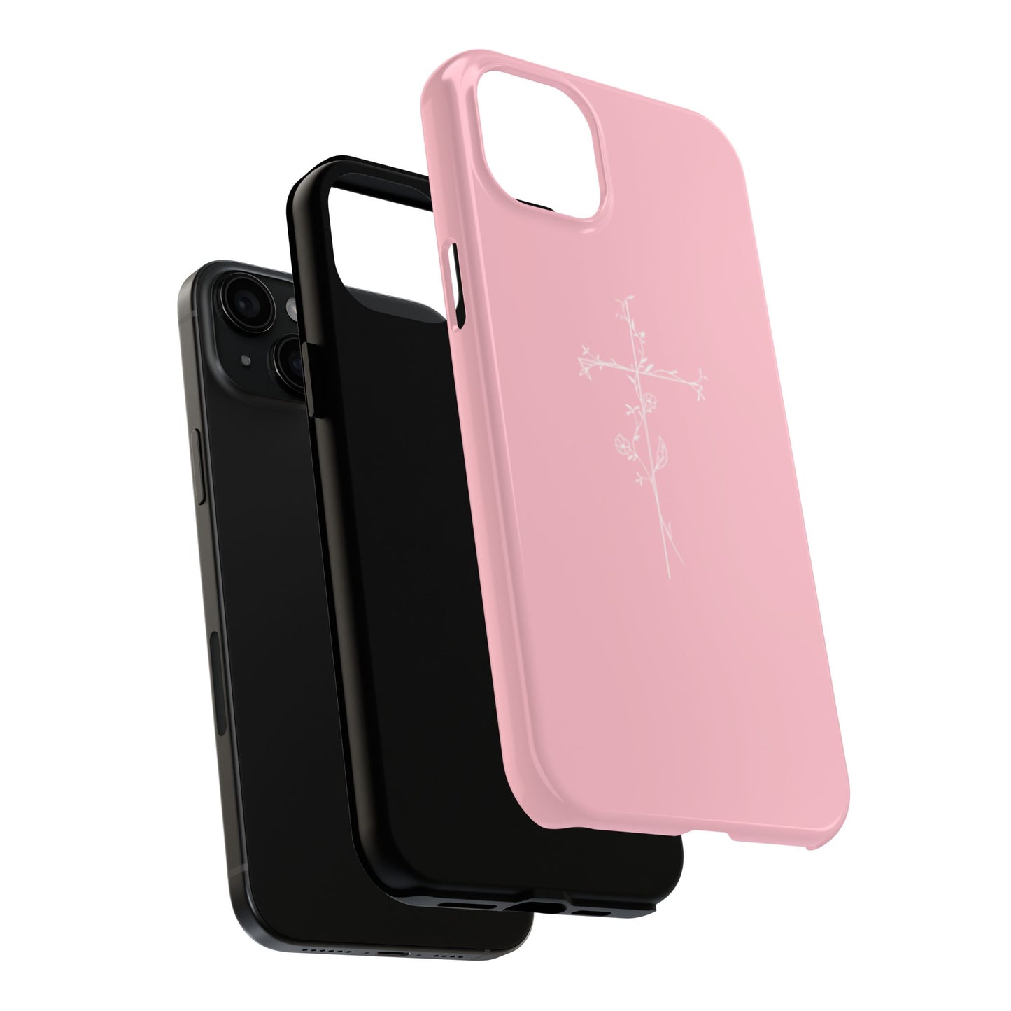 Floral Cross Phone Case