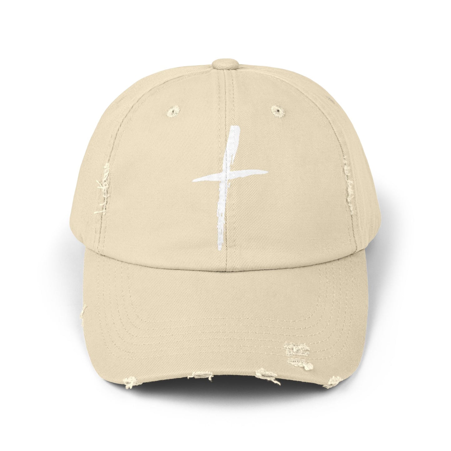 Distressed Cross Cap