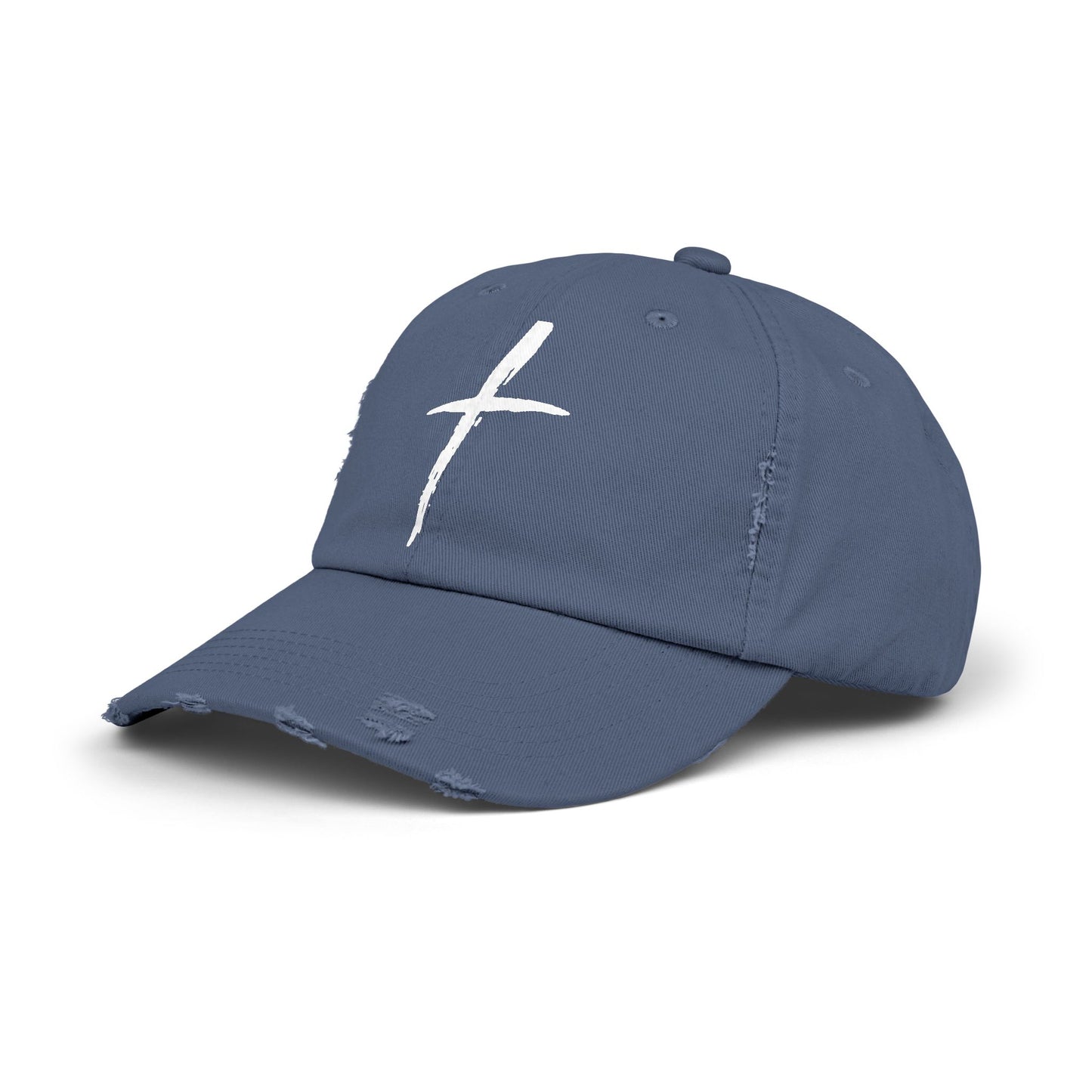 Distressed Cross Cap