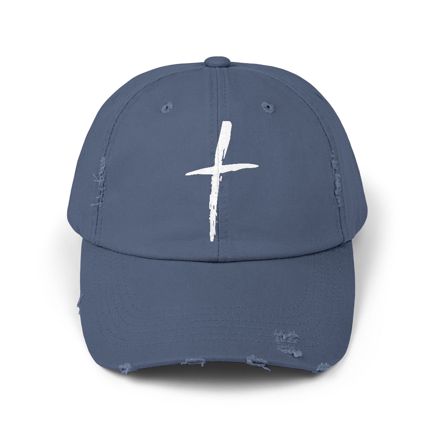 Distressed Cross Cap