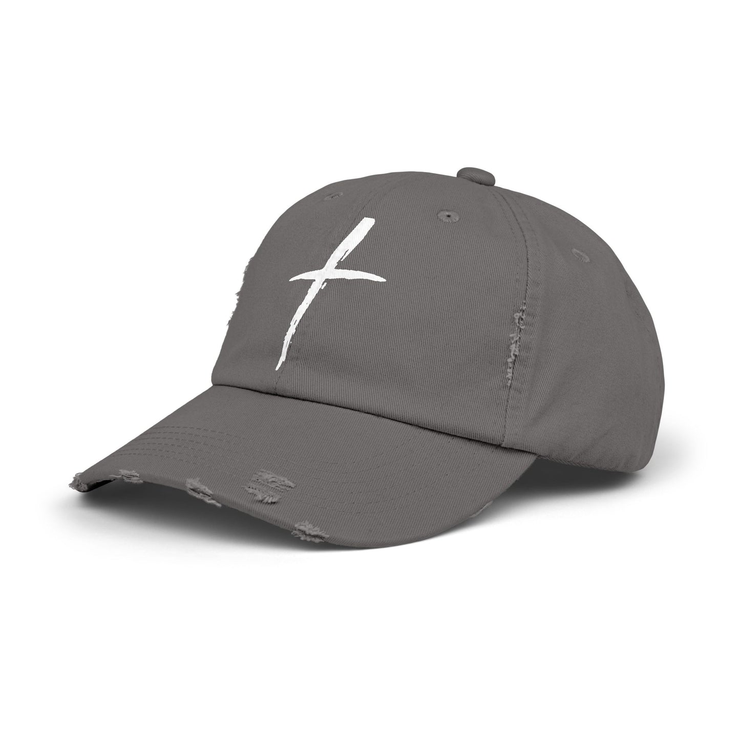 Distressed Cross Cap