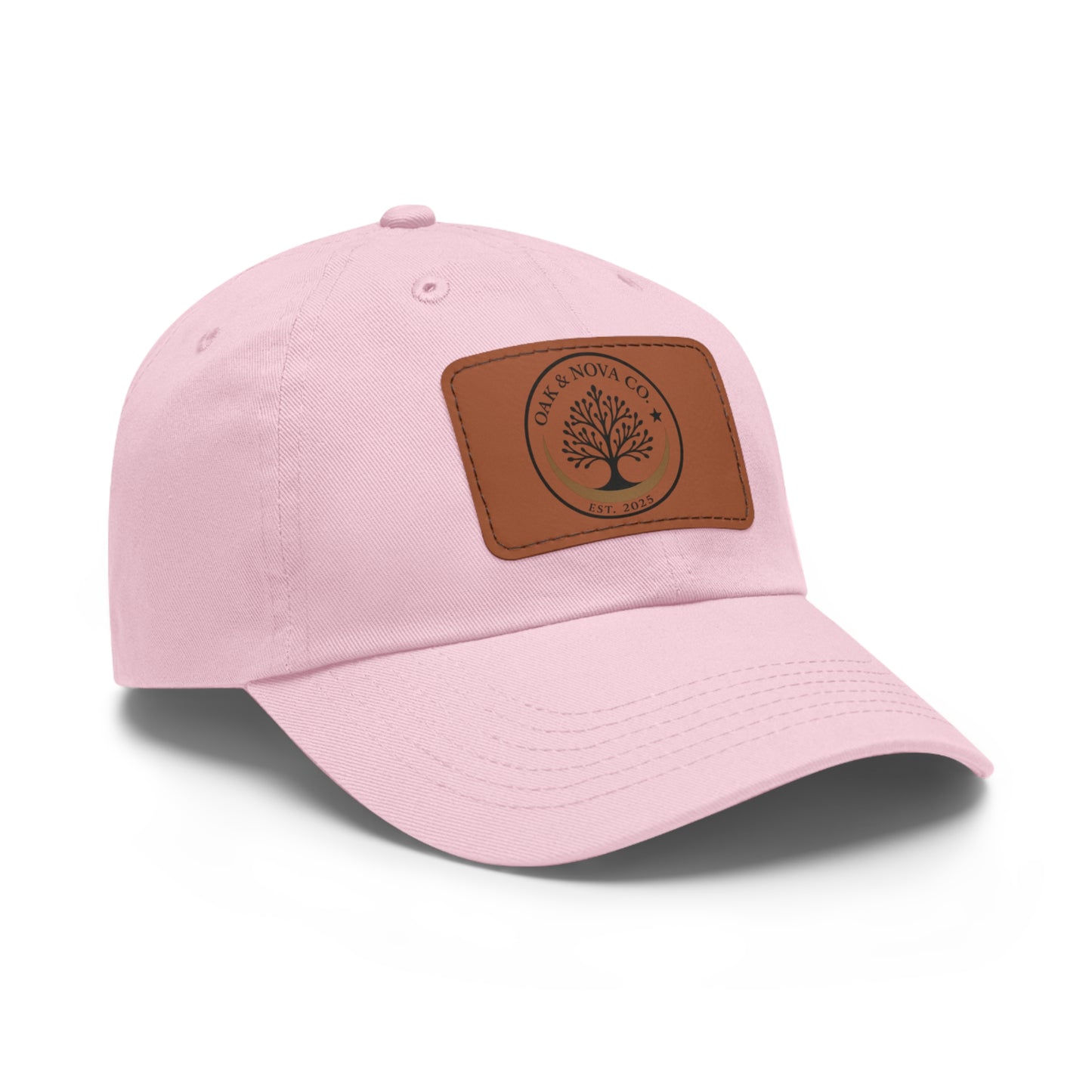Leather Patch Cap Oak & Nova CO. logo