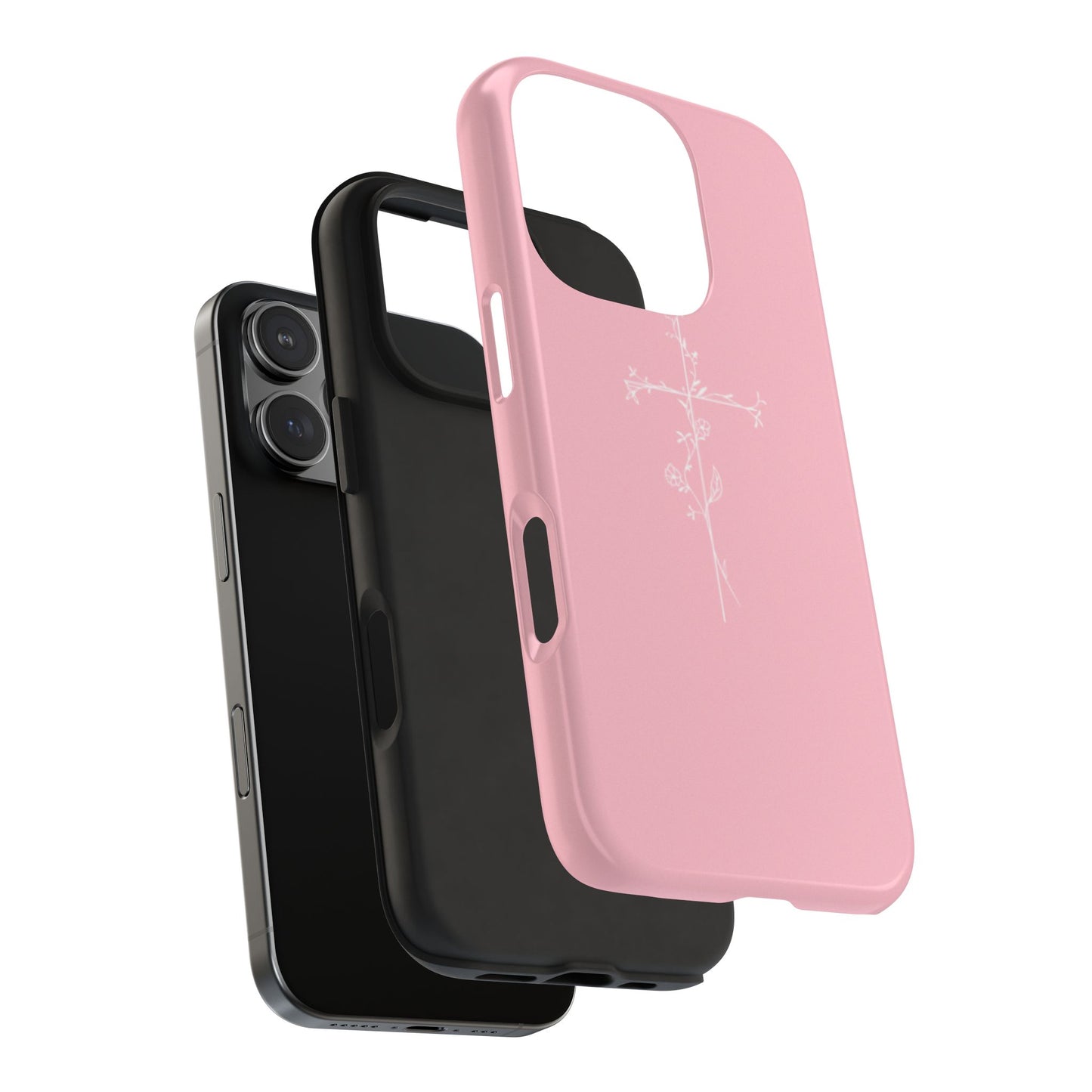 Floral Cross Phone Case