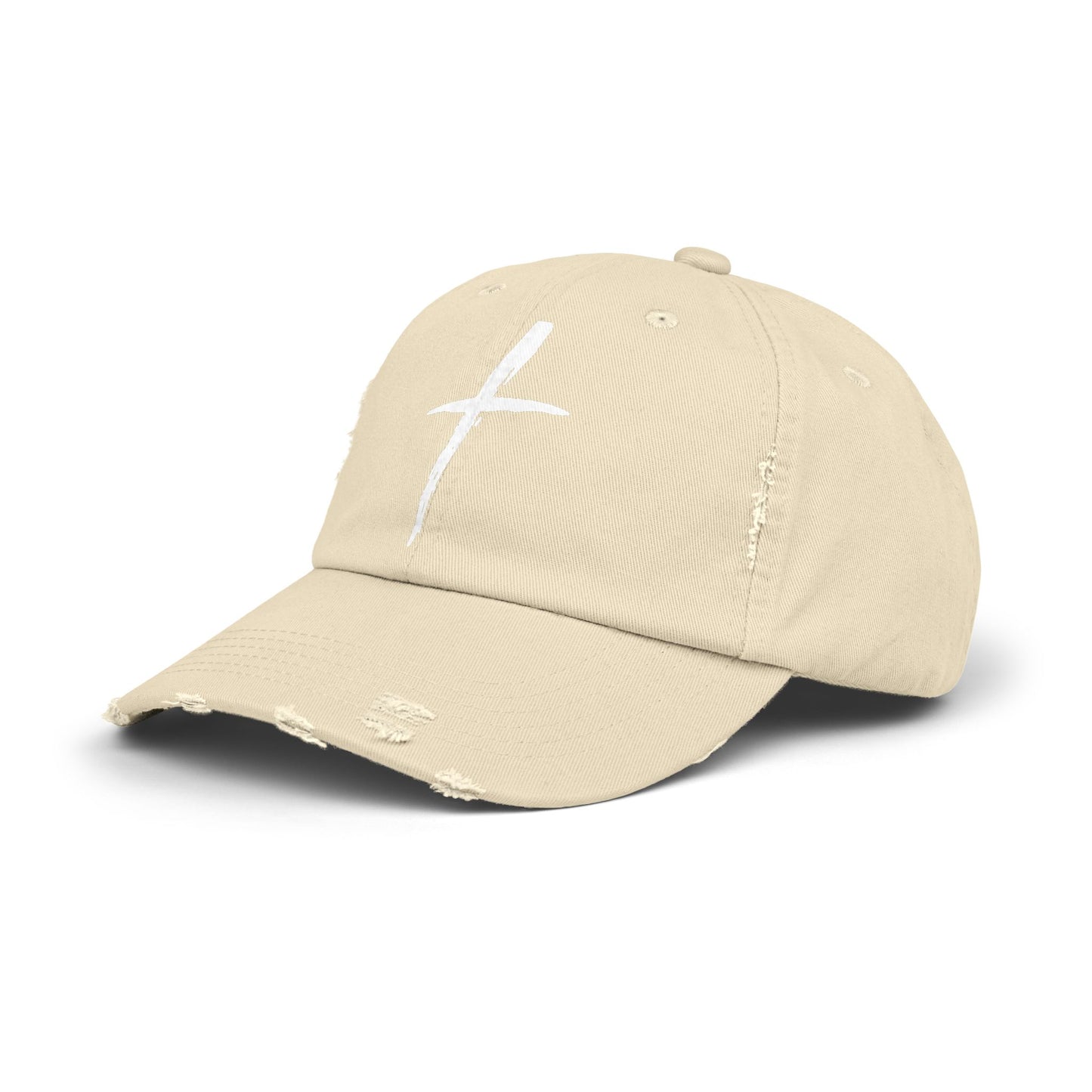 Distressed Cross Cap