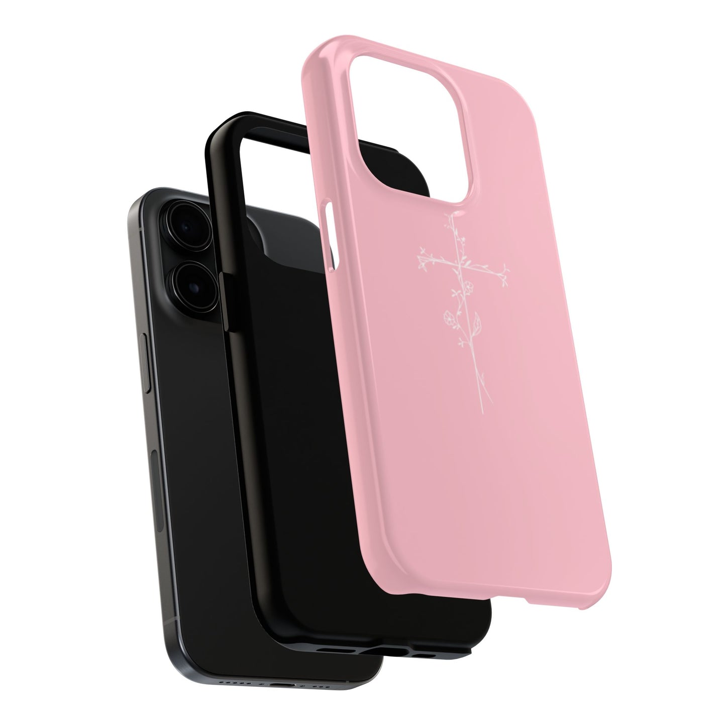 Floral Cross Phone Case