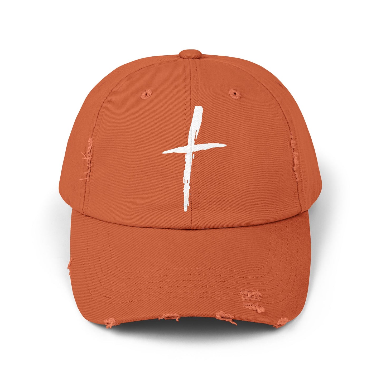 Distressed Cross Cap