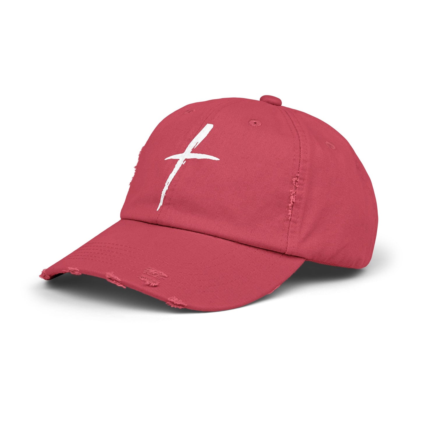 Distressed Cross Cap