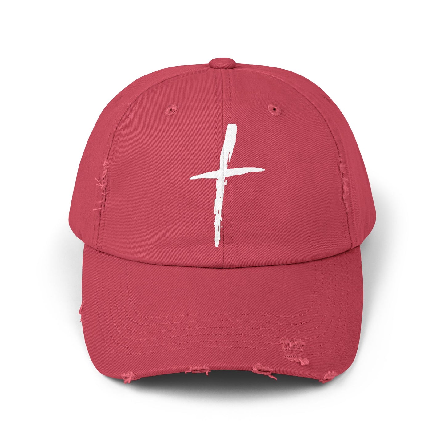 Distressed Cross Cap