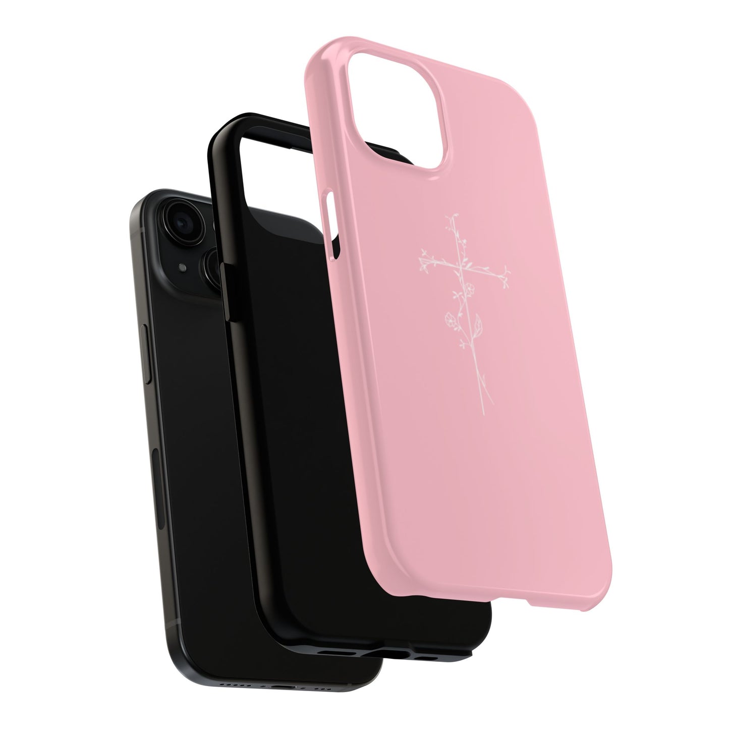 Floral Cross Phone Case