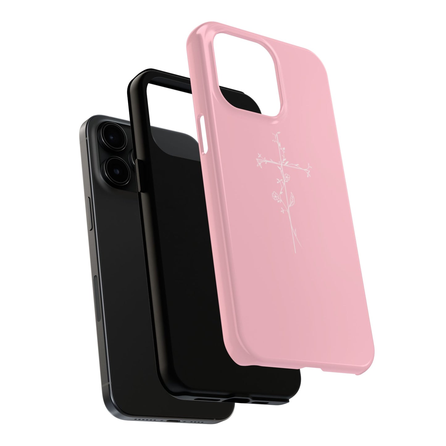 Floral Cross Phone Case