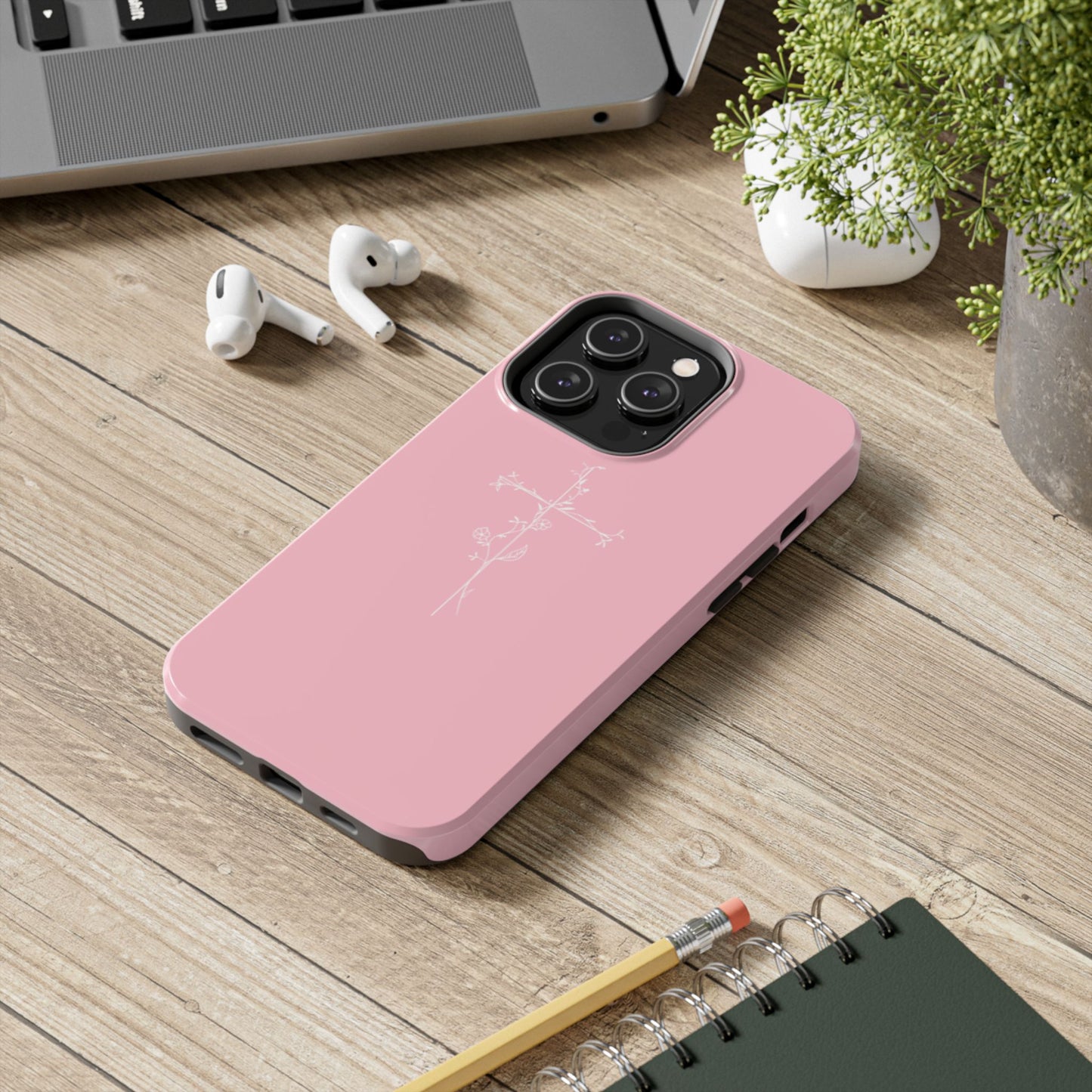 Floral Cross Phone Case