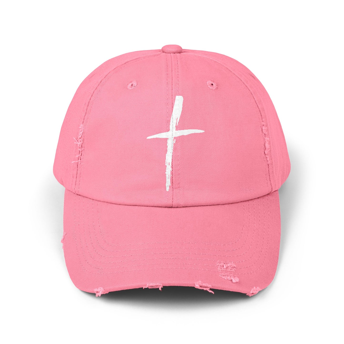 Distressed Cross Cap