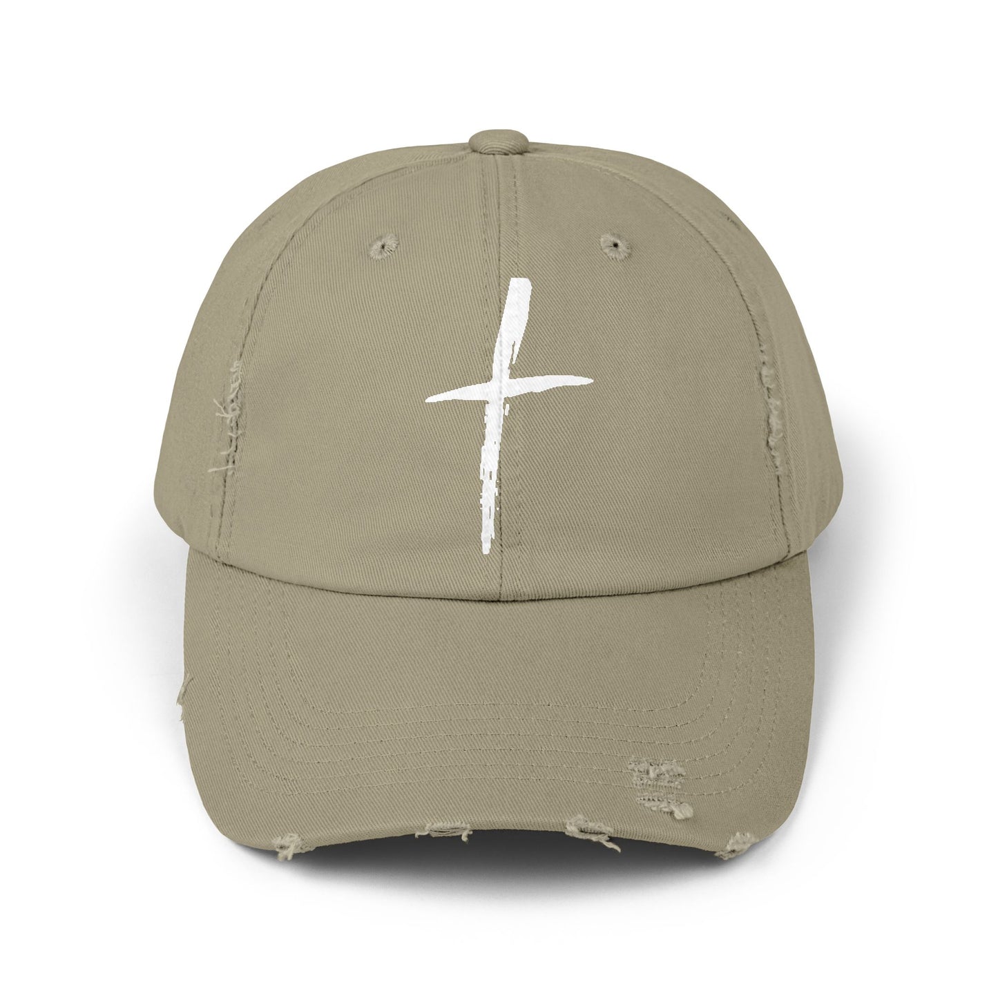 Distressed Cross Cap